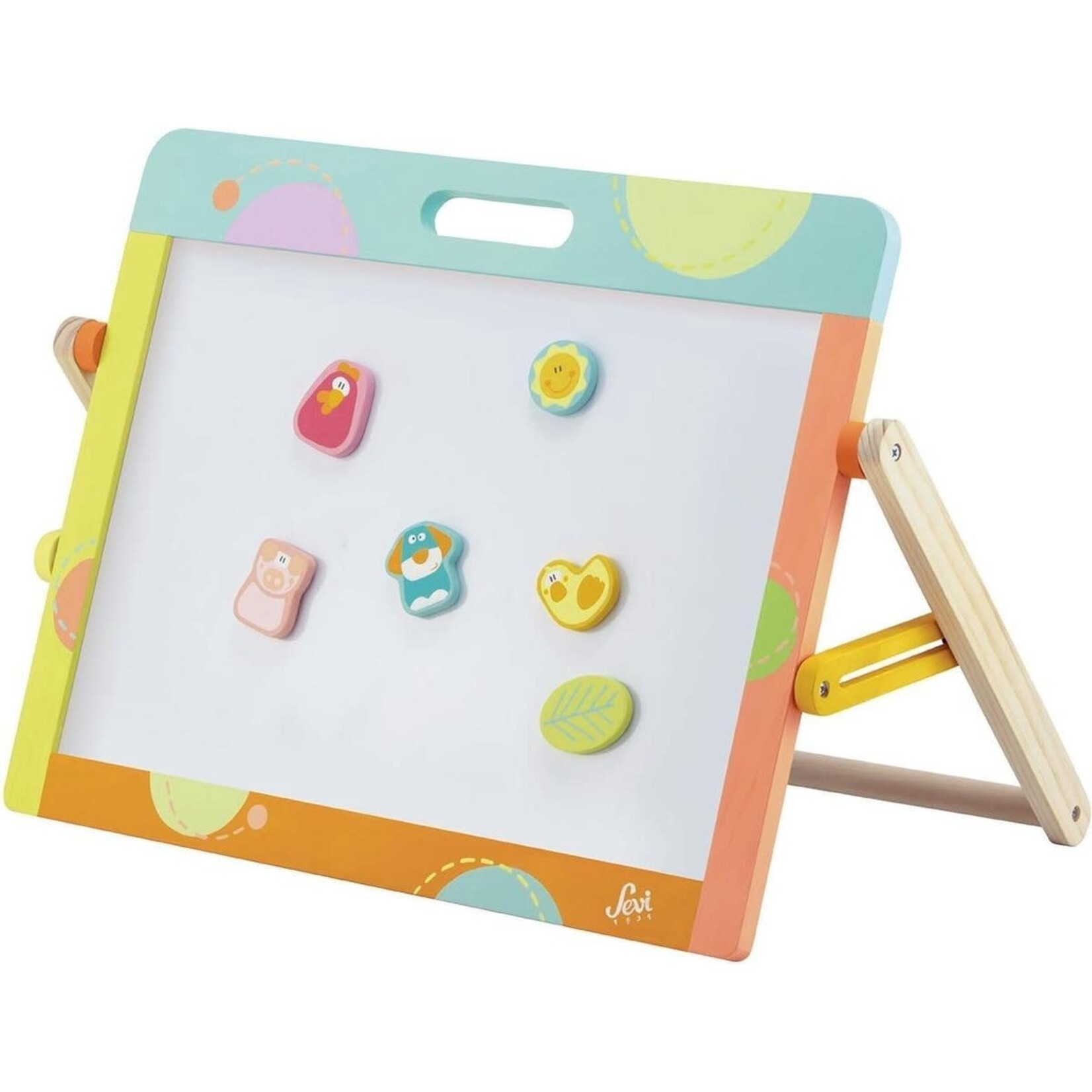 Sevi Sevi Krijt- En Magneetbord 54 Cm Wit/zwart