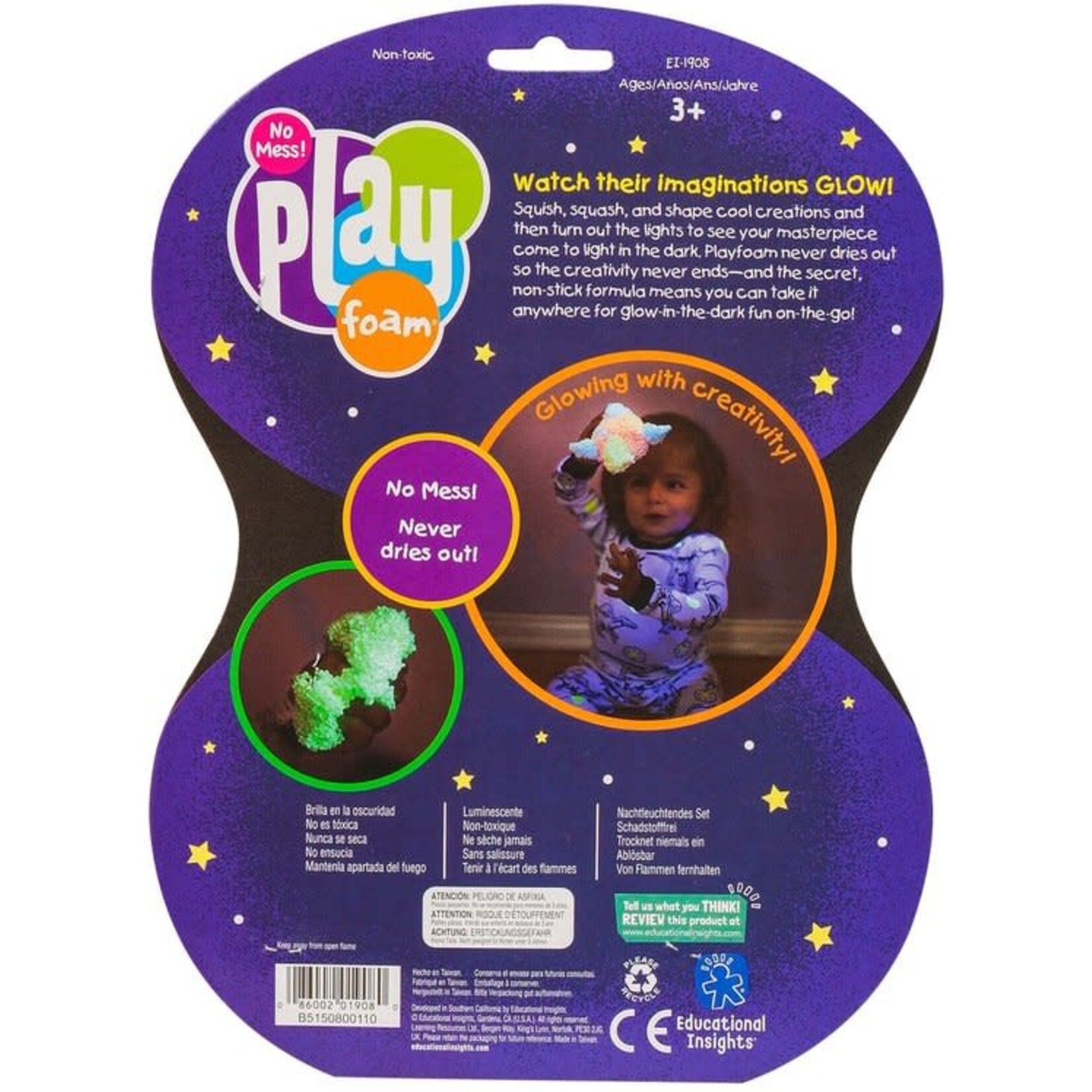 Learning Resources Learning Resources - Playfoam® Glow In The Dark (4 Pack)