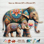 Wooden City Houten Legpuzzel NEW Fancy Elephants 250 pcs
