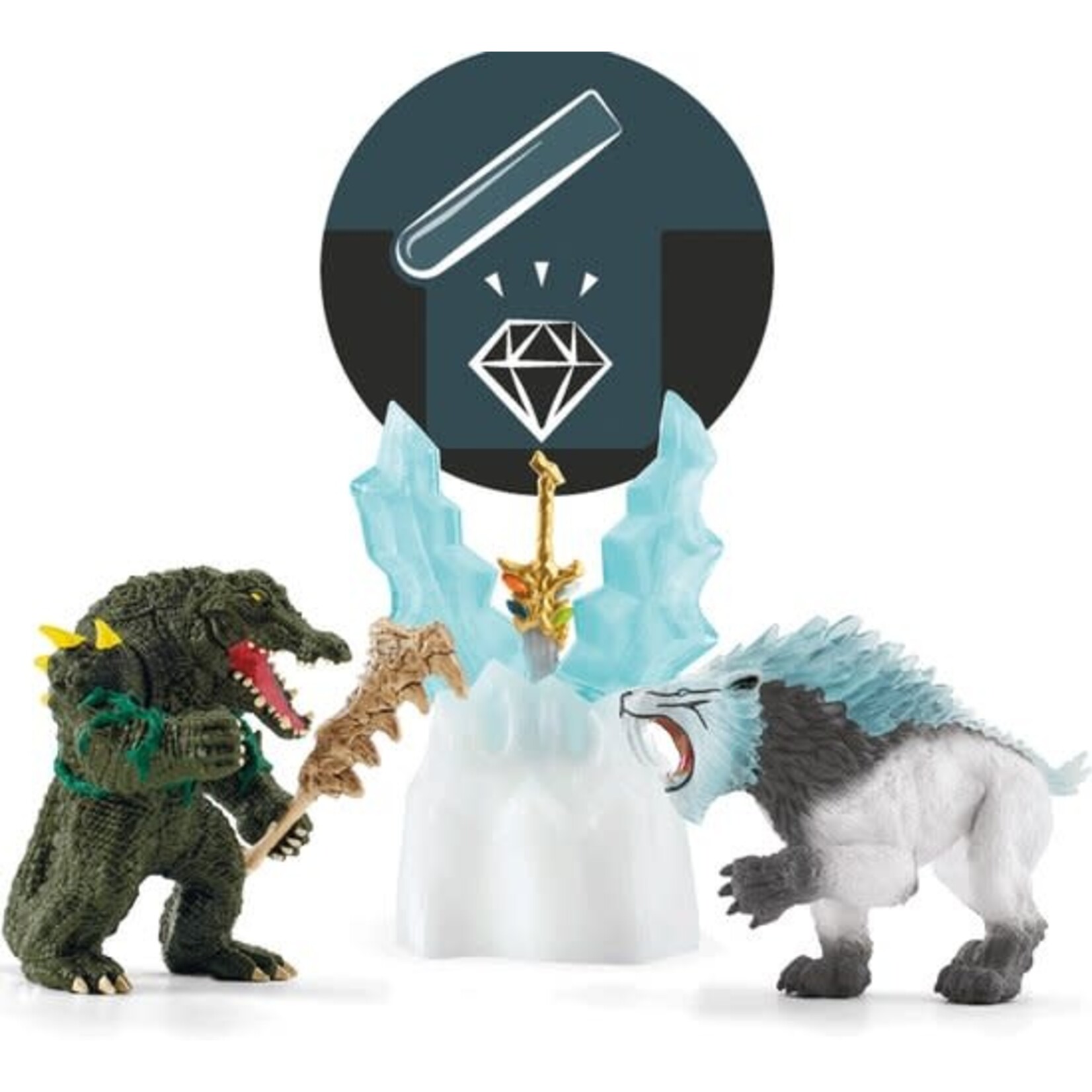 Schleich SCHLEICH - ELDRADOR - 42497 AANVAL OP HET IJSKASTEEL