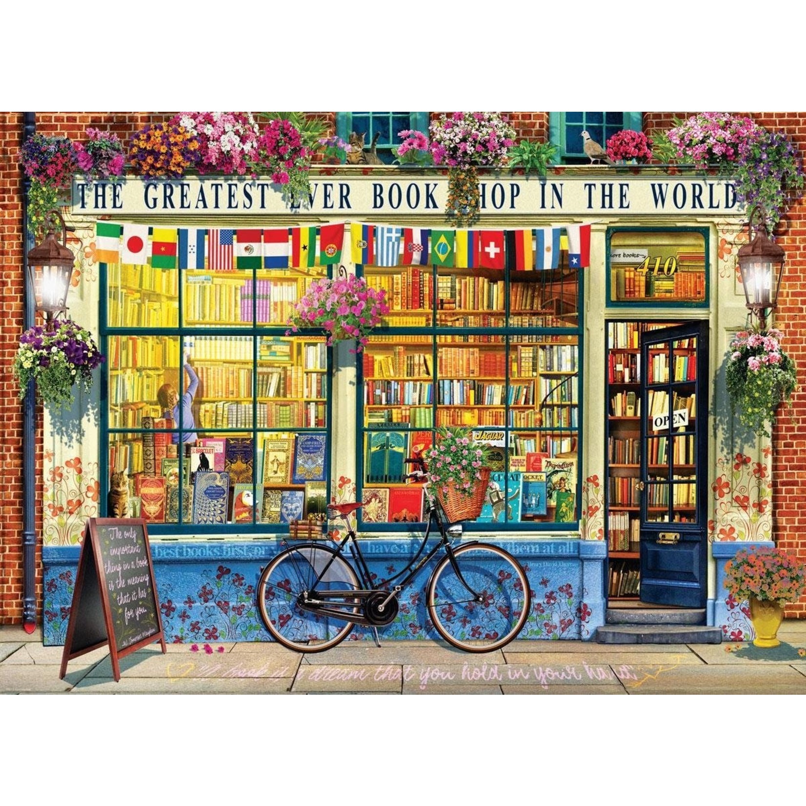 Eurographics De beste boekenwinkel ter wereld Puzzel - 1000 stukjes