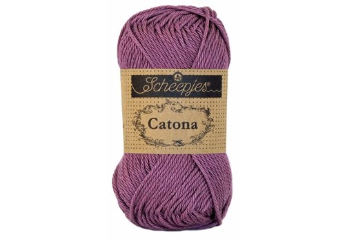 Scheepjes Scheepjes Catona 50 gram - 240 Amethyst - Katoen garen - Paars