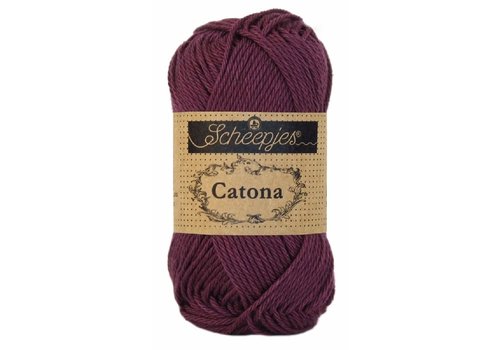 Scheepjes Scheepjes Catona 50 gram - 394 Shadow Purple - Katoen garen - Paars