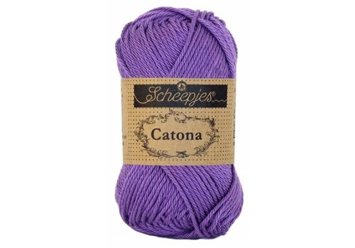 Scheepjes Scheepjes Catona 50 gram - 113 Delphinium - Katoen garen - Paars