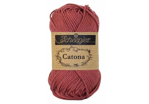 Scheepjes Scheepjes Catona 50 gram - 396 Rose Wine - Katoen garen - Roze