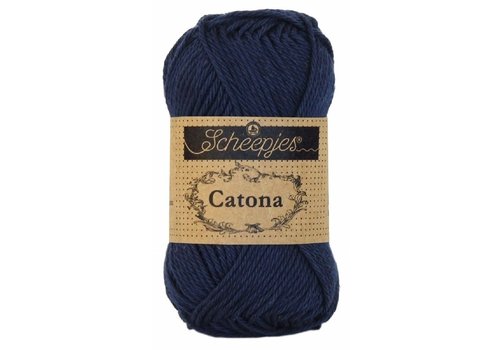 Scheepjes Scheepjes Catona 50 gram - 124 Ultramarine - Katoen garen - Donker blauw