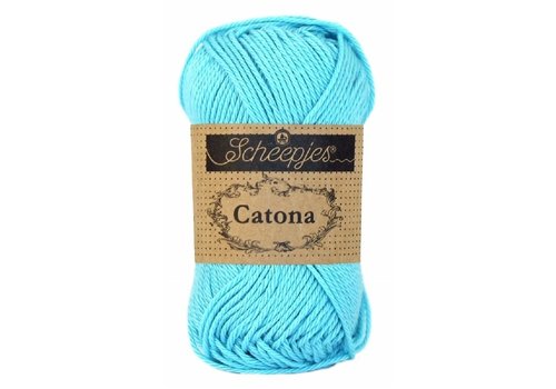 Scheepjes Scheepjes Catona 50 gram - 397 Cyan - Katoen garen - Blauw