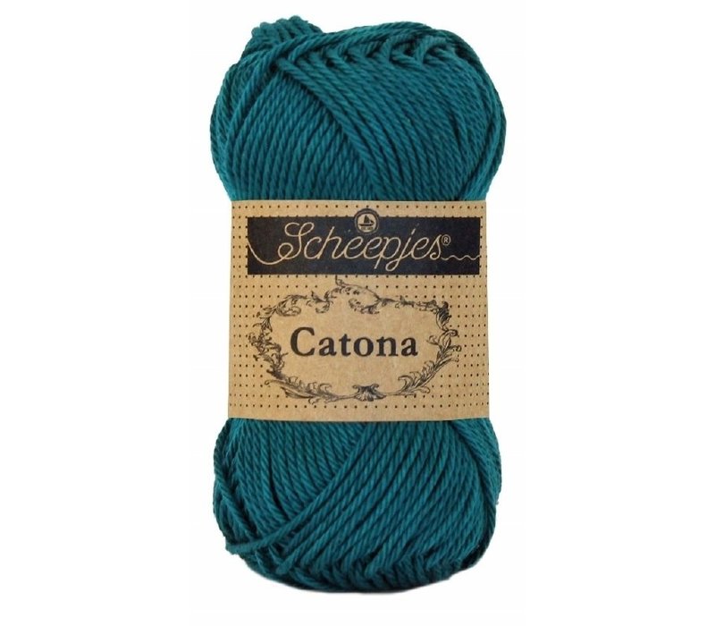 Scheepjes Catona 50 gram - 401 Dark Teal