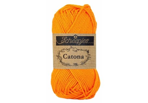 Scheepjes Scheepjes Catona 50 gram - 281 Tangerine - Katoen garen - Oranje