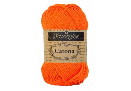 Scheepjes Scheepjes Catona 50 gram - 189 Royal Orange - Katoen garen - Oranje