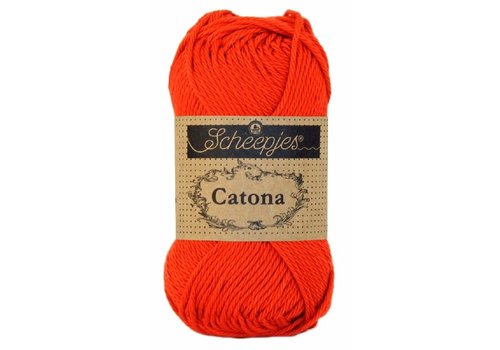 Scheepjes Scheepjes Catona 50 gram - 390 Poppy Rose - Katoen garen - Rood