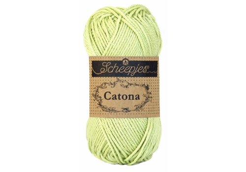 Scheepjes Scheepjes Catona 50 gram - 392 Lime Juice - Katoen garen - Groen