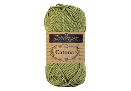 Scheepjes Scheepjes Catona 50 gram - 395 Willow - Katoen garen - Groen