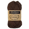Scheepjes Catona 50 gram - 162 Black Coffee - Katoen garen - Bruin