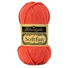 Scheepjes Softfun - 2449 Salmon - 60% katoen en 40% acryl - Oranje