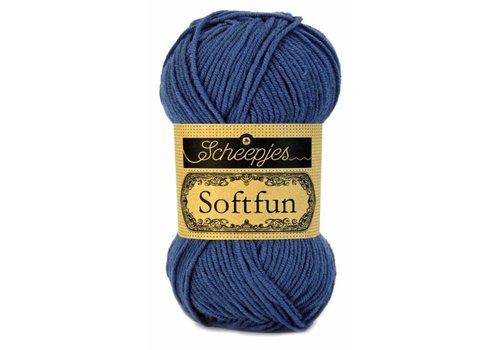 Scheepjes Scheepjes Softfun -  2489 Denim - 60% katoen en 40% acryl - Bruin