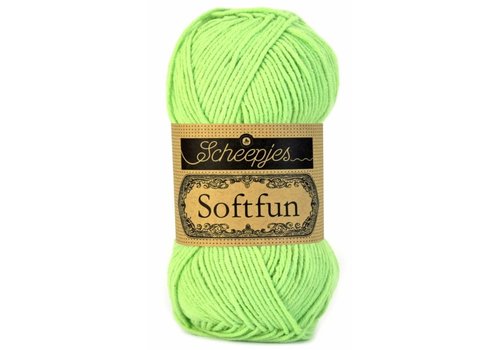 Scheepjes Scheepjes Softfun -  2516 Apple - 60% katoen en 40% acryl - Groen