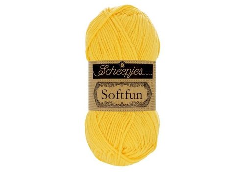 Scheepjes Scheepjes Softfun -  2518 Canary - 60% katoen en 40% acryl - Geel