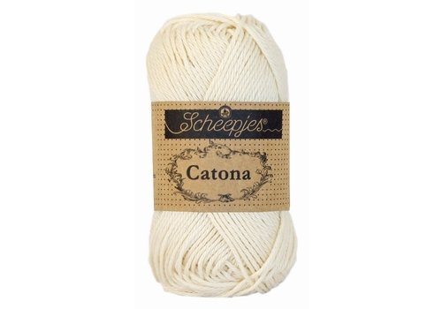 Scheepjes Scheepjes Catona 25 gram - 130 Old Lace - Katoen garen - Wit