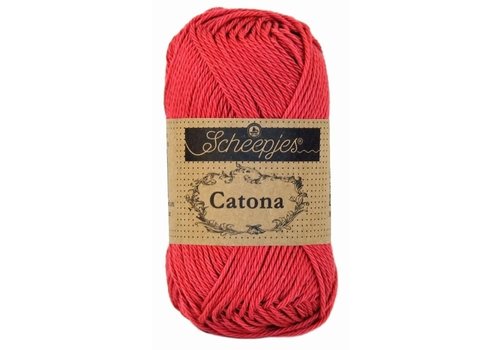 Scheepjes Scheepjes Catona 25 gram - 258 Rosewood - Katoen garen - Roze