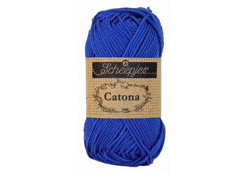 Scheepjes Scheepjes Catona 25 gram - 201 Electric Blue - Katoen garen - Blauw