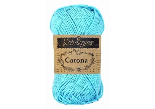 Scheepjes Scheepjes Catona 25 gram - 397 Cyan - Katoen garen - Blauw