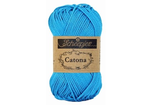 Scheepjes Scheepjes Catona 25 gram - 146 Vivid Blue - Katoen garen - Blauw