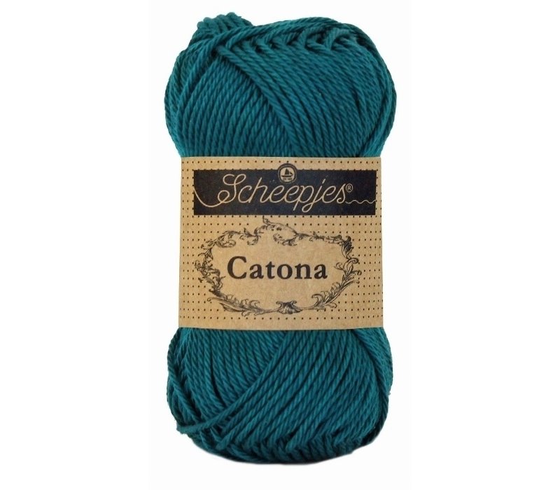 Scheepjes Catona 25 gram - 401 Dark Teal