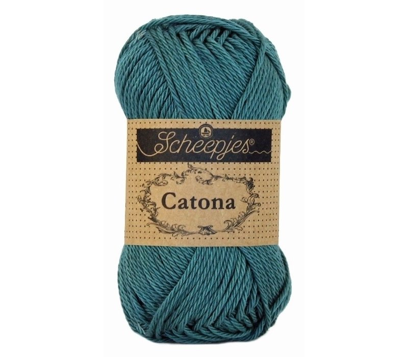 Scheepjes Catona 25 gram - 391 Deep Ocean Green