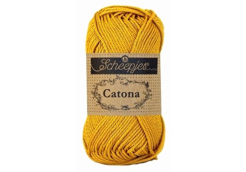 Scheepjes Scheepjes Catona 25 gram - 249 Saffron - Katoen garen - Geel