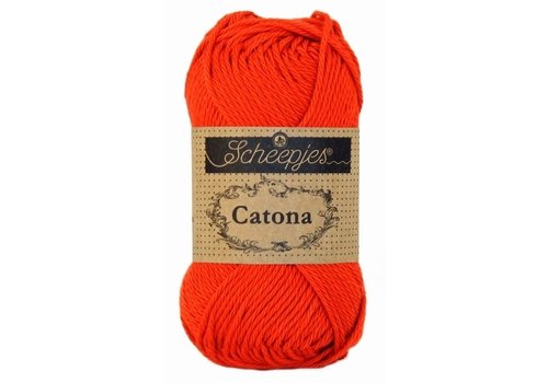 Scheepjes Scheepjes Catona 25 gram - 390 Poppy Rose - Katoen garen - Rood