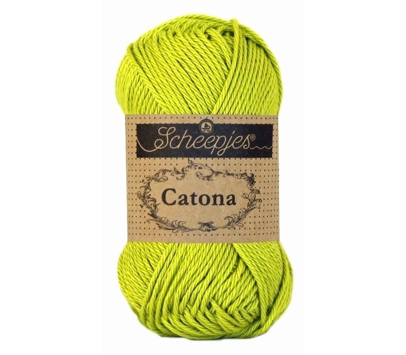 Scheepjes Catona 25 gram - 245 Green Yellow