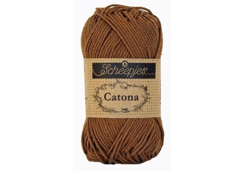 Scheepjes Scheepjes Catona 25 gram - 157 Root Beer - Katoen garen - Bruin