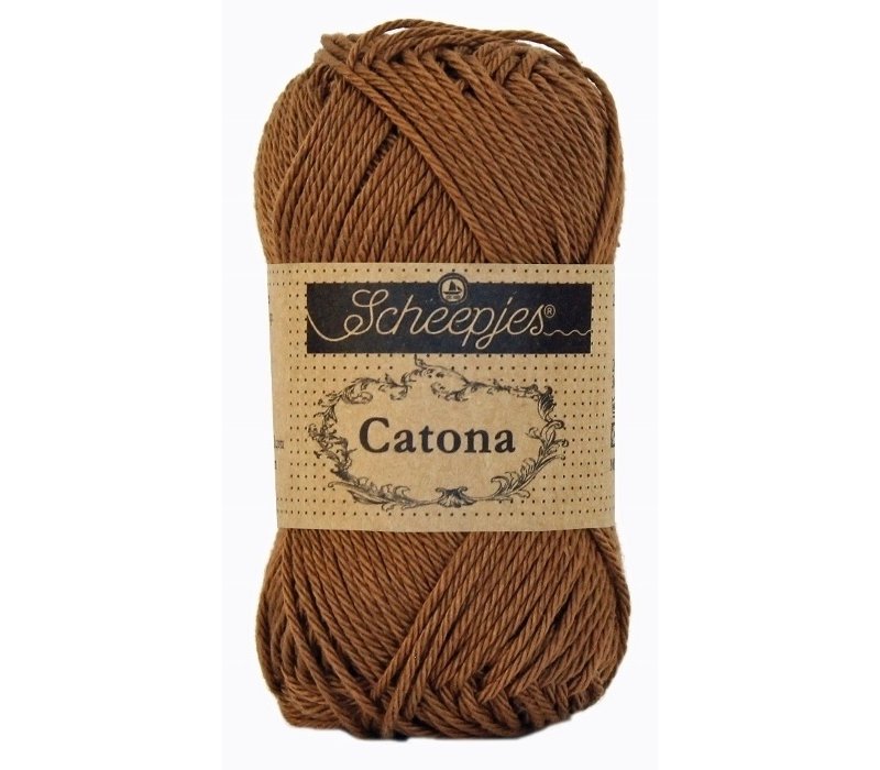 Scheepjes Catona 25 gram - 157 Root Beer