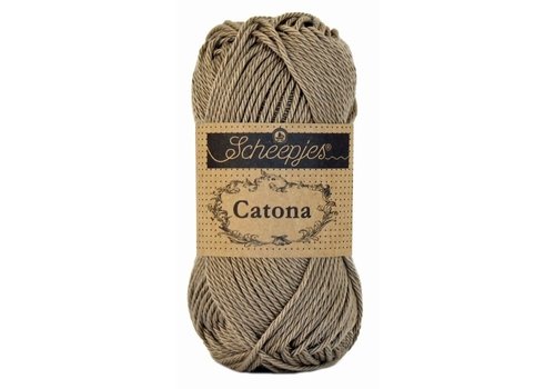 Scheepjes Scheepjes Catona 25 gram - 254 Moon Rock - Katoen garen - Grijs