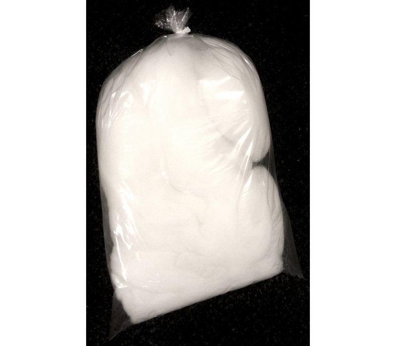 Vulling voor knuffels of kussens 400 gram (vacuum)