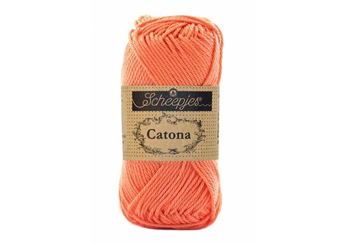 Scheepjes Scheepjes Catona 25 gram - 410 Rich Coral - Katoen garen - Oranje