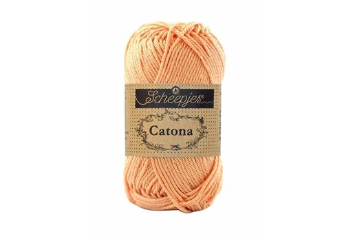 Scheepjes Scheepjes Catona 50 gram - 414 Vintage Peach - Katoen garen - Oranje