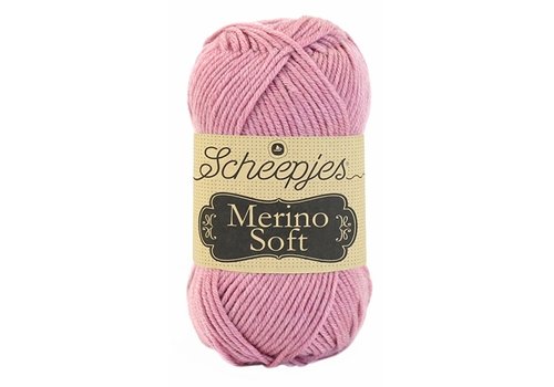 Scheepjes Scheepjes Merino soft - 634 Copley - 50% Superwash Merinowol, 25% microvezel en 25% acryl - Paars