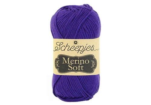 Scheepjes Scheepjes Merino soft - 638 Hockney - 50% Superwash Merinowol, 25% microvezel en 25% acryl - Paars