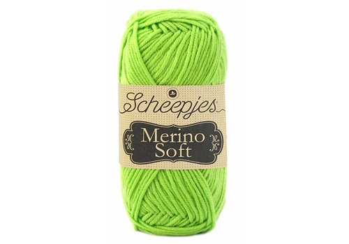 Scheepjes Scheepjes Merino soft - 646 Miro - 50% Superwash Merinowol, 25% microvezel en 25% acryl - Groen