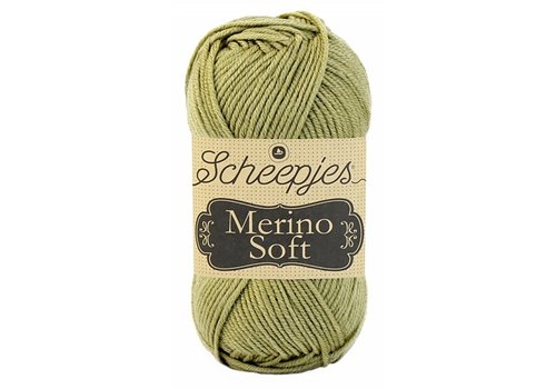 Scheepjes Scheepjes Merino soft - 624 Renoir - 50% Superwash Merinowol, 25% microvezel en 25% acryl - Groen