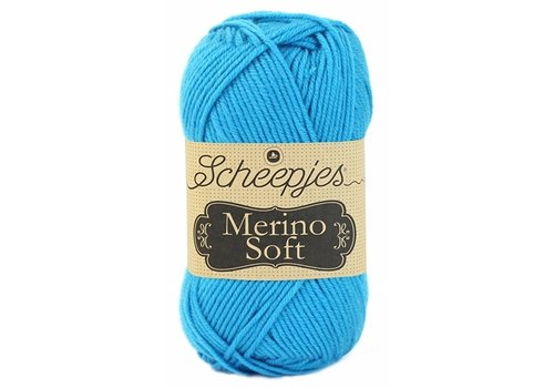 Scheepjes Scheepjes Merino soft - 615 Soutine - 50% Superwash Merinowol, 25% microvezel en 25% acryl - Blauw