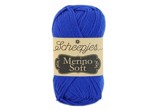Scheepjes Scheepjes Merino soft - 611 Mondrian - 50% Superwash Merinowol, 25% microvezel en 25% acryl - Blauw