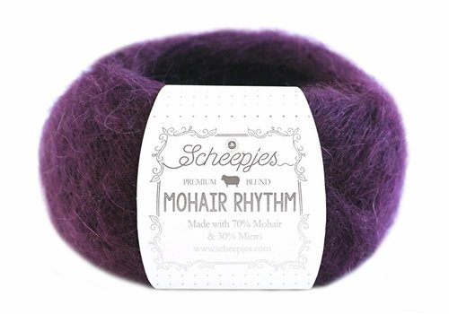 Scheepjes Scheepjes Mohair Rhythm - 682 Paso - 70% mohair en 30% microvezel - Paars