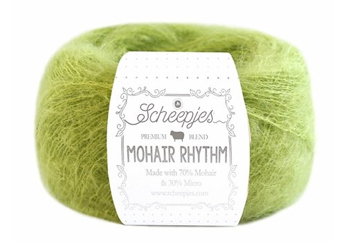 Scheepjes Scheepjes Mohair Rhythm - 672 Smooth - 70% mohair en 30% microvezel - Groen