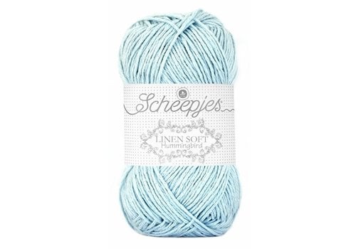 Scheepjes Scheepjes Linen soft - 629 - 27% linnen, 47% katoen en 26% acryl - Licht Blauw