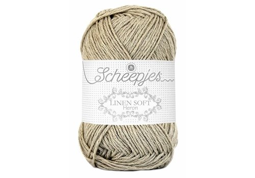 Scheepjes Scheepjes Linen soft - 620 - 27% linnen, 47% katoen en 26% acryl - Bruin