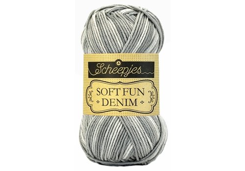 Scheepjes Scheepjes Softfun Denim - 511 - 60% katoen en 40% acryl - Grijs