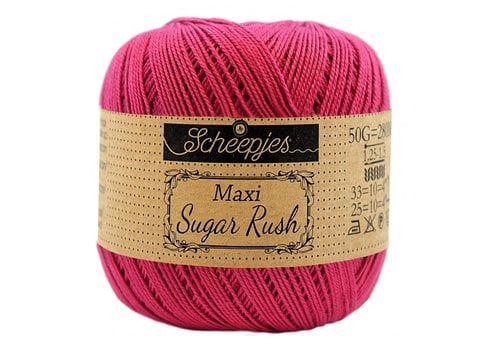 Scheepjes Scheepjes Maxi Sugar rush - 413 Cherry - Roze